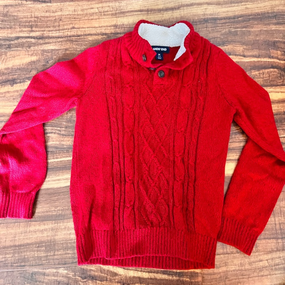 Lands end kids holiday sweater